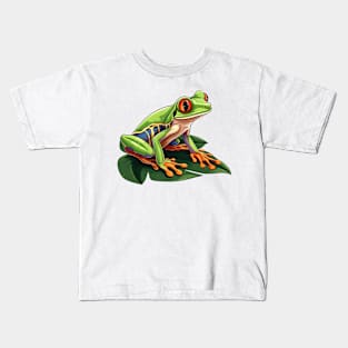 Red Eyed Tree Frog Kids T-Shirt